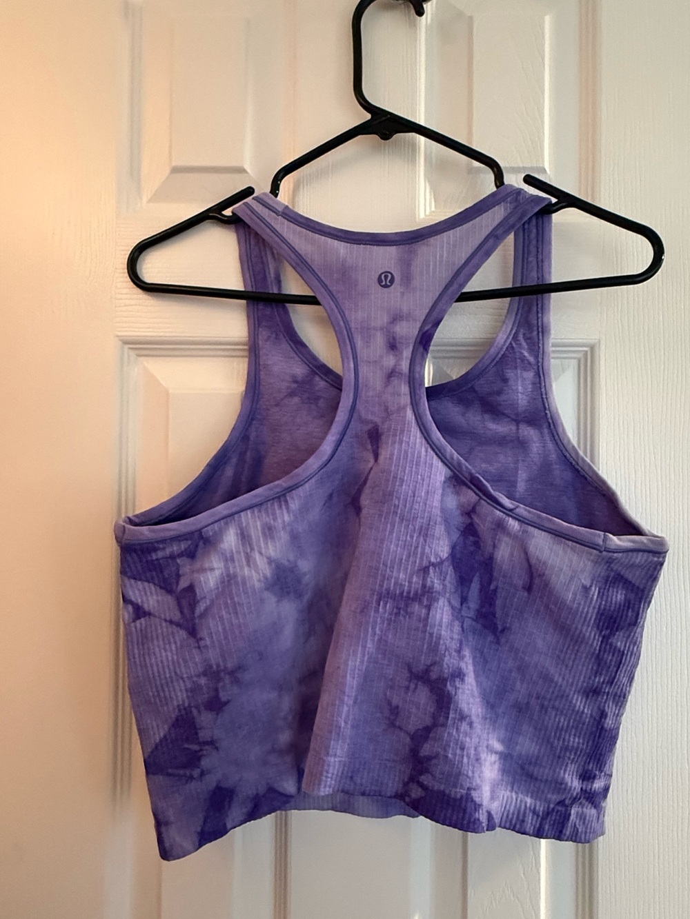 Lululemon Purple Tie-Dye Racerback Crop Tank